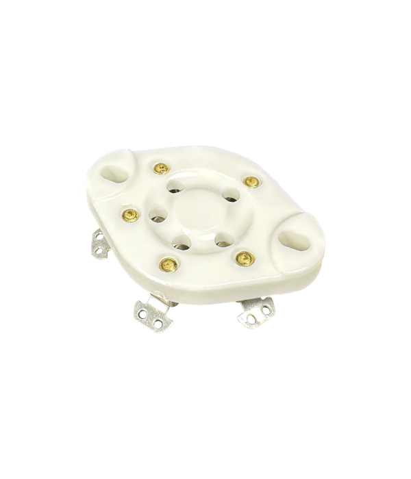 Ceramic tube 5-pin socket for FU-7 (807, QE06-50) tube | hamparts.shop