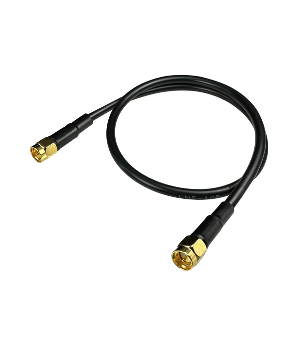 Coaxial Jumper Cable LMR-195, SMA Male to SMA Male, 50 cm | hamparts.shop