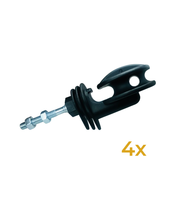 Set of  4 end/corner insulators with M6 screw-in | hamparts.shop
