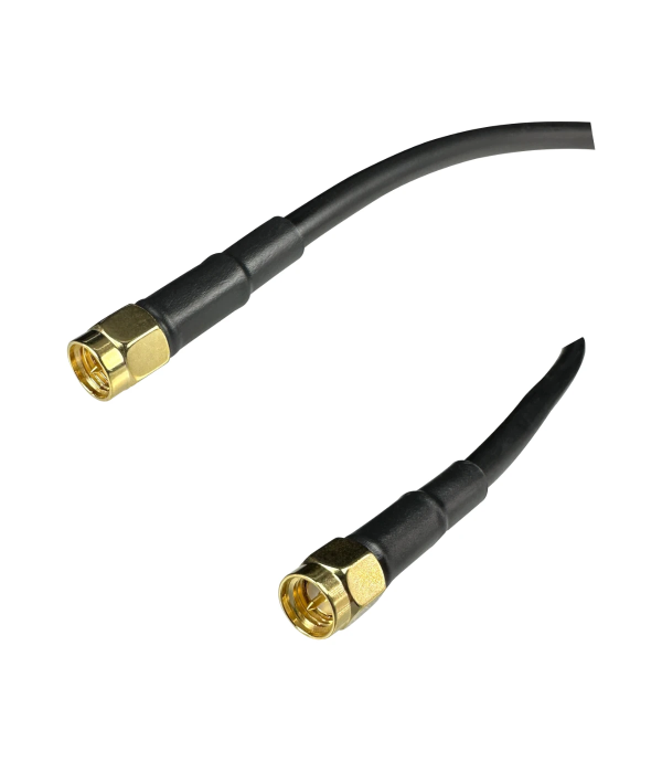 Coaxial Jumper Cable LMR-195, SMA Male to SMA Male, 50 cm | hamparts.shop