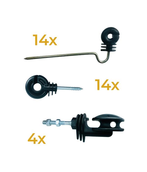 Set of 32 insulators for Bi-directional Beverage antennas | hamparts.shop