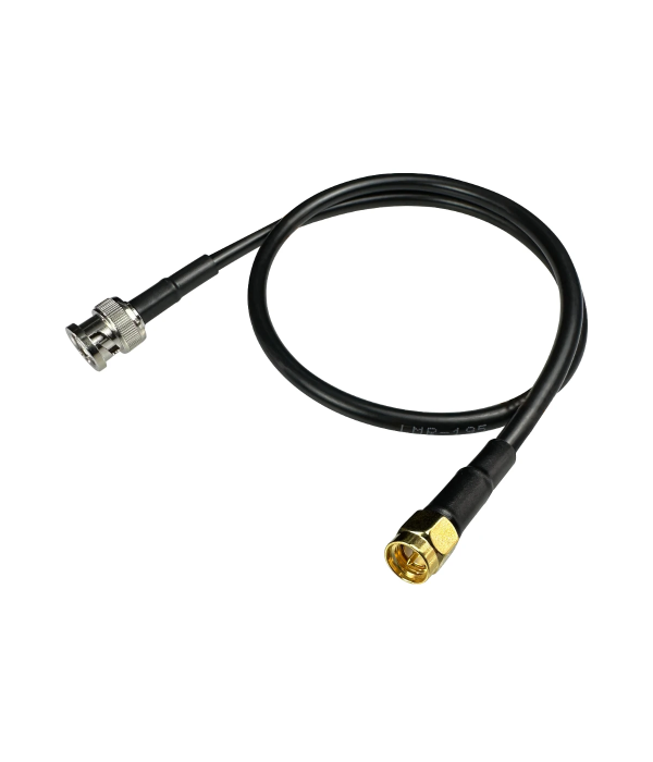 Coaxial Jumper Cable LMR-195, BNC Male to SMA Male, 50 cm | hamparts.shop
