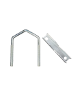 Saddle clamps M8 galvanized kit | hamparts.shop