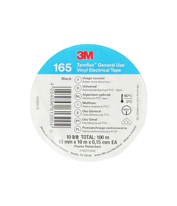 3M Temflex Vinyl Electrical Tape 10m | hamparts.shop