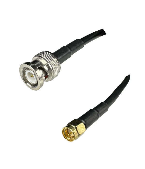 Coaxial Jumper Cable LMR-195, BNC Male to SMA Male, 50 cm | hamparts.shop