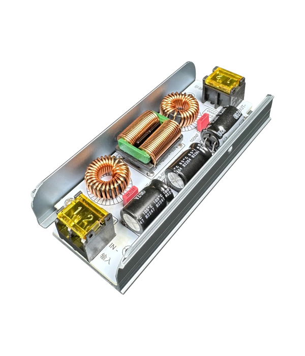 DC EMI filter 36V 12A, Metal enclosure | hamparts.shop