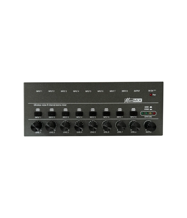 Audio Mixer, 8-Channel Stereo, USB-C | hamparts.shop