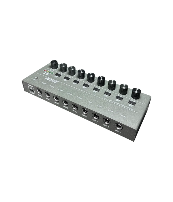 Audio Mixer, 8-Channel Stereo, USB-C | hamparts.shop