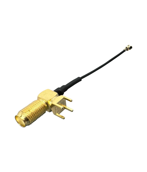 Coaxial Jumper Cable RF-113, SMA Female PCB to IPEX Female, 5 cm | hamparts.shop