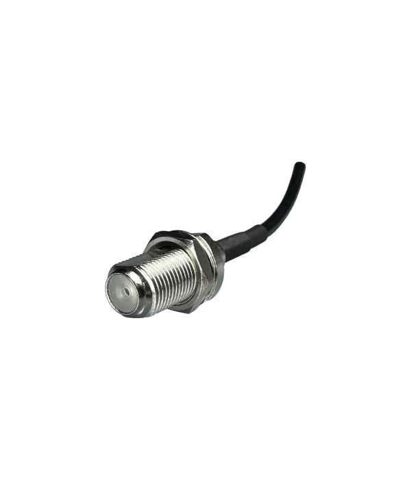Coaxial Jumper Cable RG-174, F Female open end, 7 cm | hamparts.shop