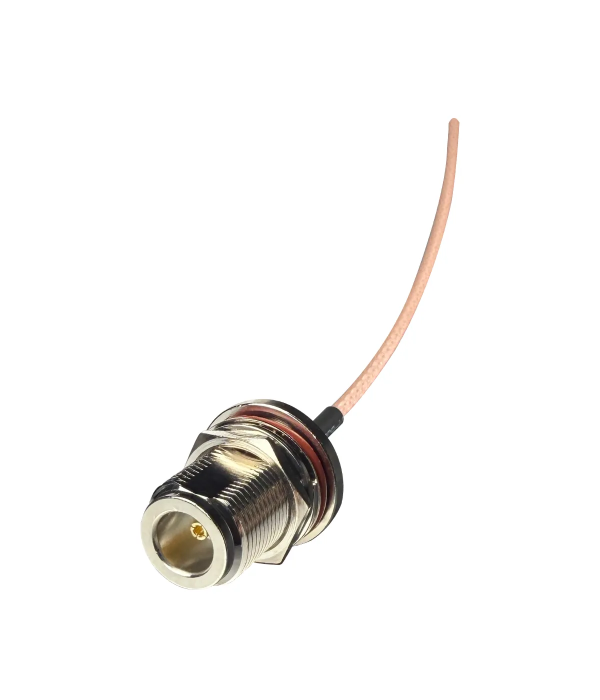Coaxial Jumper Cable RG-316, N Female open end, 10 cm | hamparts.shop