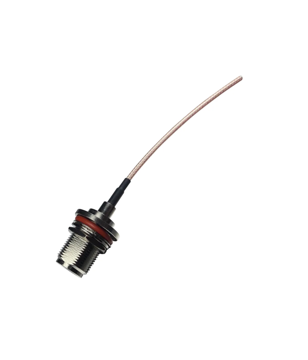 Coaxial Jumper Cable RG-316, N Female open end, 10 cm | hamparts.shop