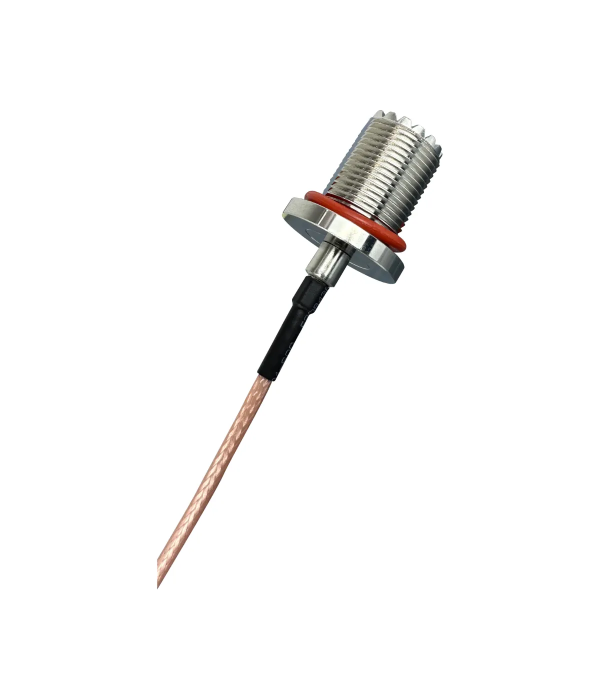 Coaxial Jumper Cable RG-316, SO-239 Female open end, 10 cm | hamparts.shop