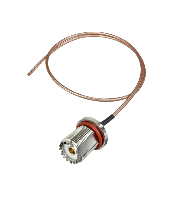 Coaxial Jumper Cable RG-316, SO-239 Female open end, 120 cm | hamparts.shop