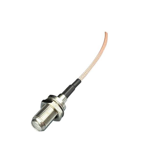 Coaxial Jumper Cable RG-179, F Female open end, 120 cm | hamparts.shop
