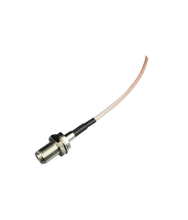 Coaxial Jumper Cable RG-179, F Female open end, 120 cm | hamparts.shop