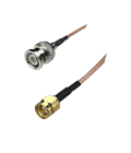 Coaxial Jumper Cable RG-316, BNC Male to SMA Male, 50 cm | hamparts.shop