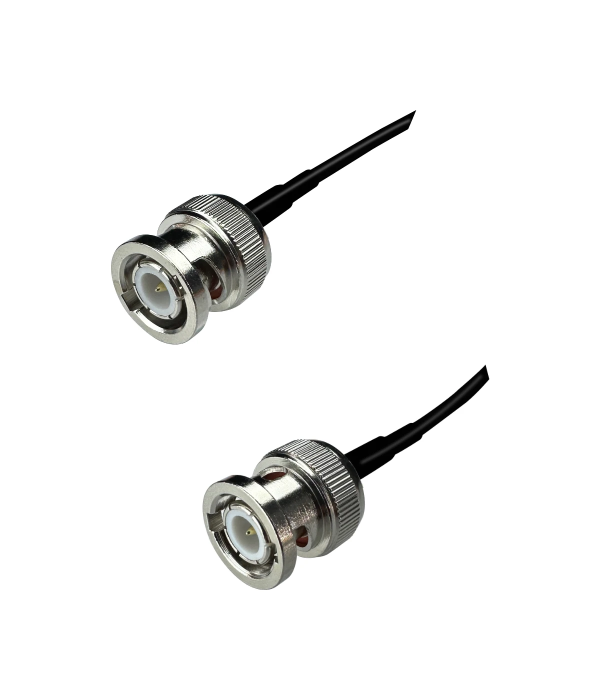 Coaxial Jumper Cable RG-174, BNC Male to BNC Male, 2 m | hamparts.shop