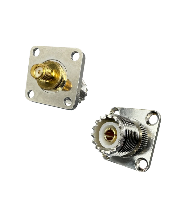Adapter SMA female to SO-239 female panel mount| hamparts.shop