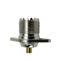 Connector SO-239 female Panel mount 2 mounting holes | hamparts.shop