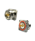 Connector 7/16 DIN female Panel mount 4 mounting holes | hamparts.shop