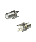 Connector F female straight PCB mount | hamparts.shop