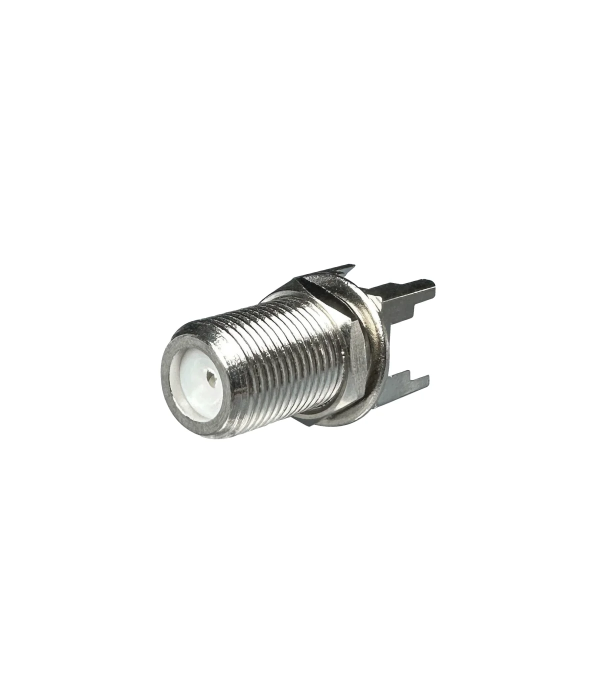 Connector F female straight PCB mount | hamparts.shop