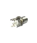 Connector F female straight PCB mount | hamparts.shop