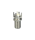 Connector F female straight PCB mount | hamparts.shop