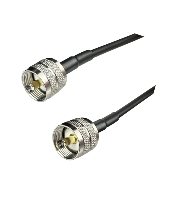 Coaxial Jumper Cable LMR-195, PL-259 Male to PL-259 Male, 2 m | hamparts.shop