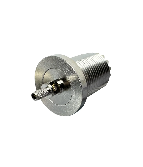 Connector SO-239 female Panel mount Crimp-on to RG-316 RG-174 RG-179 | hamparts.shop
