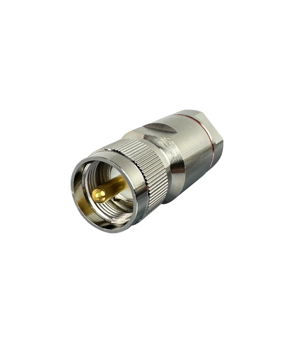 Connector PL-259 male Clamp for 1/2" coax cable classic | hamparts.shop