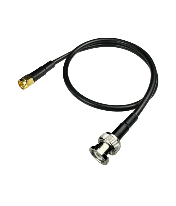 Coaxial Jumper Cable RG-58, BNC Male to SMA Male, 50 cm | hamparts.shop
