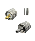 Connector PL-259 male Crimp-on to RG-58 LMR-195 | hamparts.shop