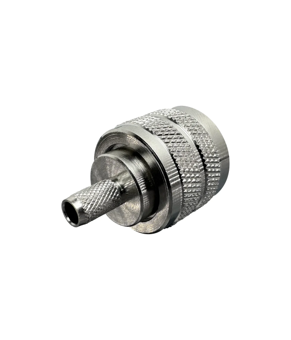 Connector PL-259 male Crimp-on to RG-58 LMR-195 | hamparts.shop