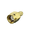 Connector SMA male Crimp-on to RG-58 LMR-195 | hamparts.shop