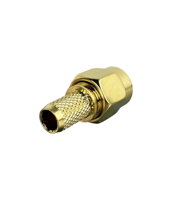 Connector SMA male Crimp-on to RG-58 LMR-195 | hamparts.shop